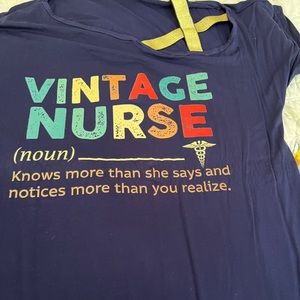 Vintage Nurse Tee X large